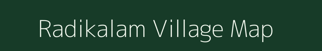 Radikalam village map in Maharashtra