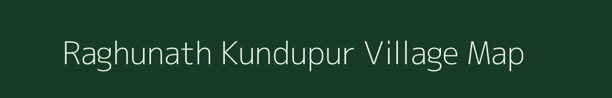 Raghunath Kundupur village map in West Bengal