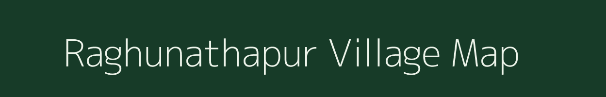 Raghunathapur village map in Odisha