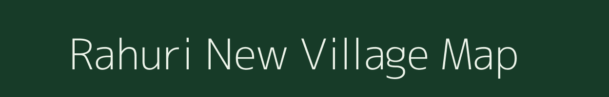 Rahuri New village map in Maharashtra