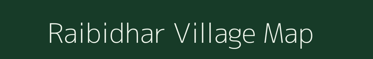 Raibidhar village map in Odisha