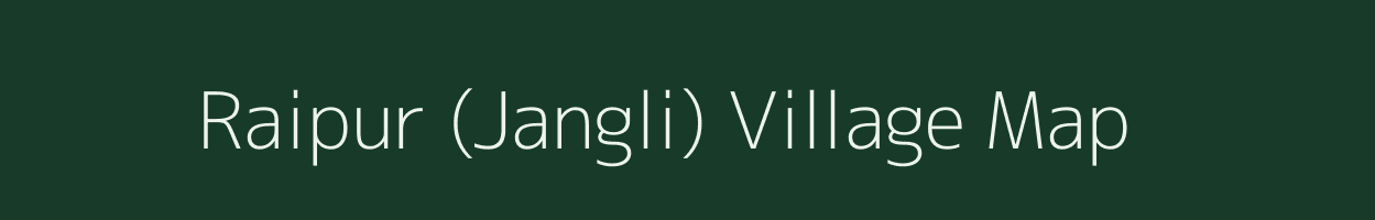 Raipur (Jangli) village map in Maharashtra