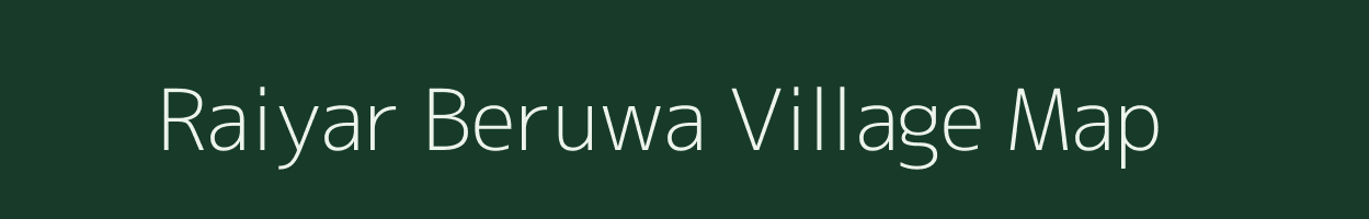 Raiyar Beruwa village map in Jammu & Kashmir