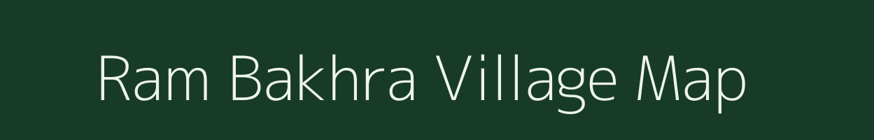 Ram Bakhra village map in West Bengal