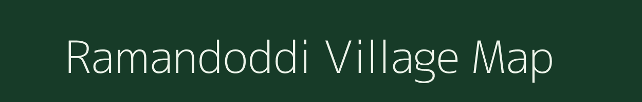 Ramandoddi village map in Tamil Nadu