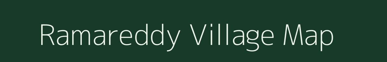 Ramareddy village map in Andhra Pradesh