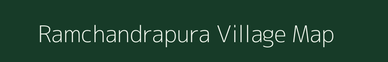 Ramchandrapura village map in Rajasthan