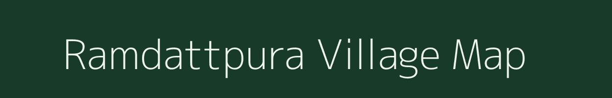 Ramdattpura village map in Rajasthan