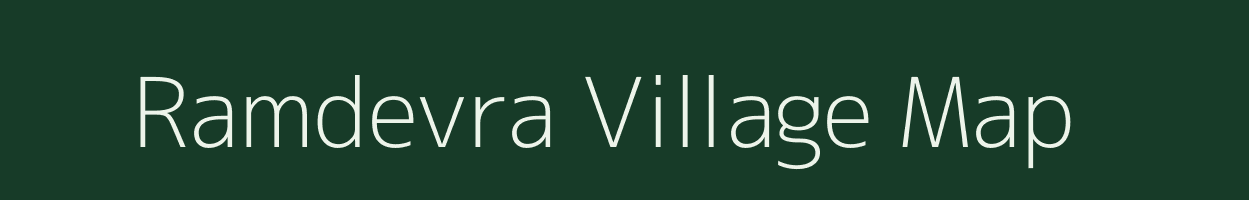 Ramdevra village map in Rajasthan