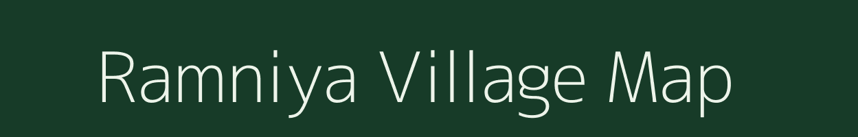 Ramniya village map in Rajasthan