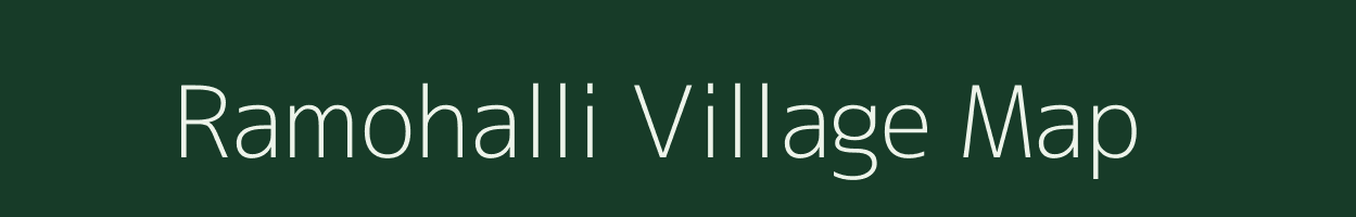 Ramohalli village map in Karnataka