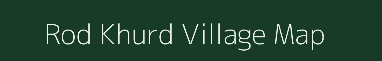 Rod Khurd village map in Rajasthan