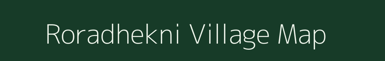 Roradhekni village map in Madhya Pradesh