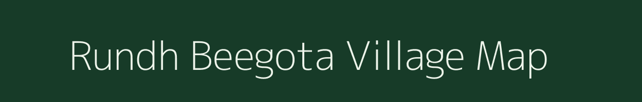 Rundh Beegota village map in Rajasthan