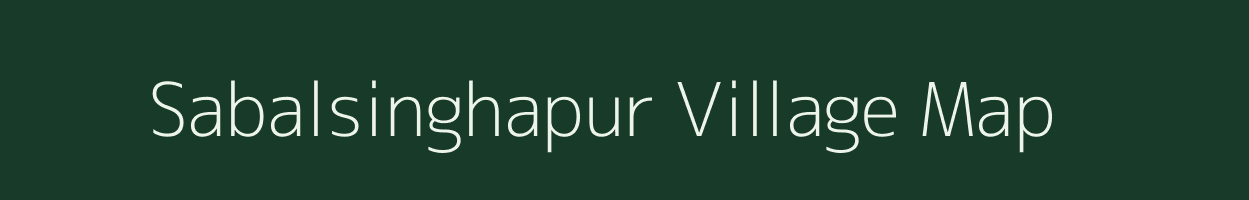 Sabalsinghapur village map in West Bengal