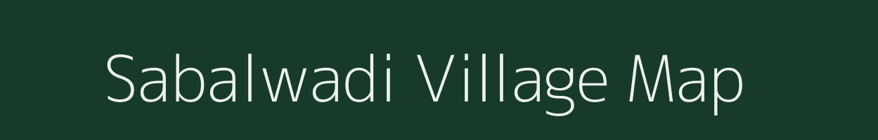 Sabalwadi village map in Maharashtra