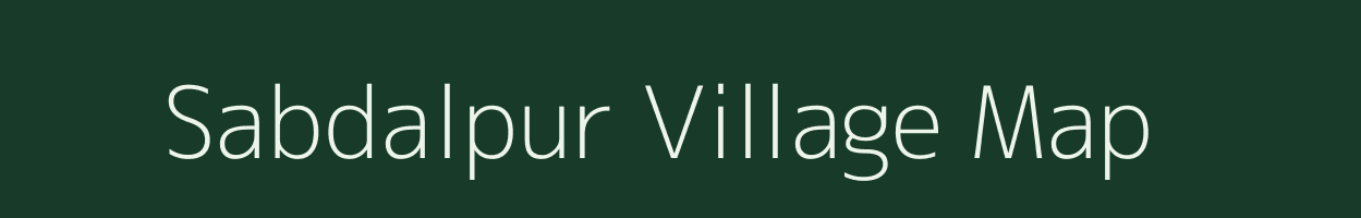 Sabdalpur village map in West Bengal