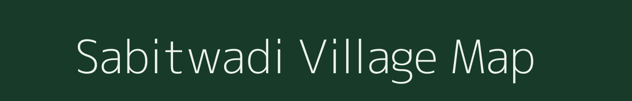 Sabitwadi village map in Maharashtra