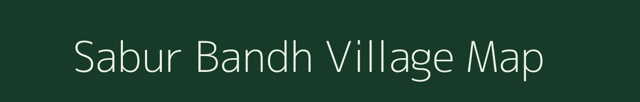 Sabur Bandh village map in West Bengal