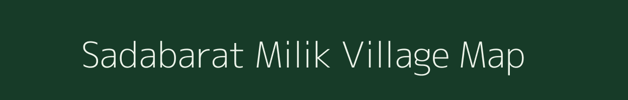 Sadabarat Milik village map in Bihar