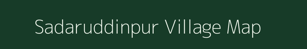 Sadaruddinpur village map in Uttar Pradesh