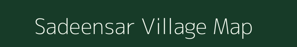 Sadeensar village map in Rajasthan