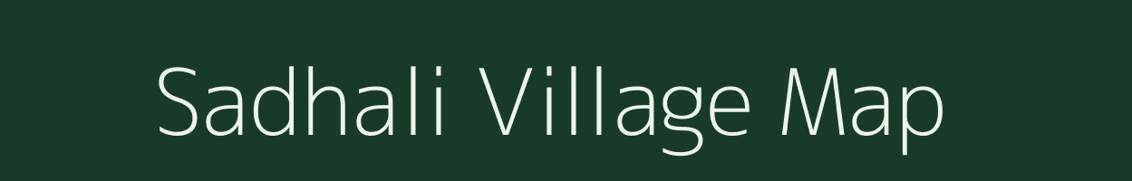 Sadhali village map in Gujarat