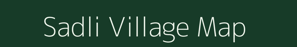 Sadli village map in Madhya Pradesh