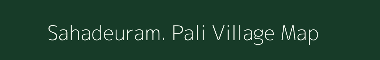 Sahadeuram. Pali village map in Uttar Pradesh