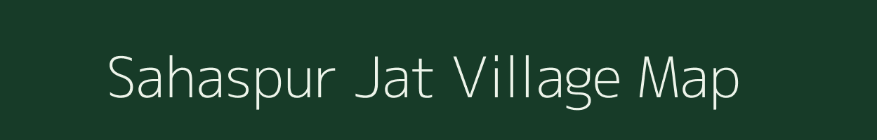 Sahaspur Jat village map in Uttar Pradesh