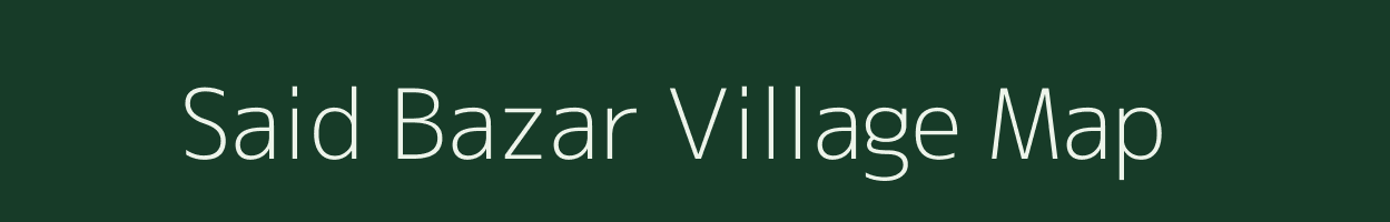 Said Bazar village map in Jharkhand