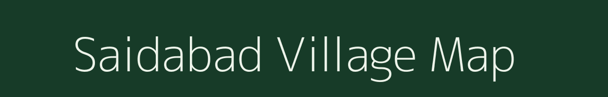 Saidabad village map in Uttar Pradesh