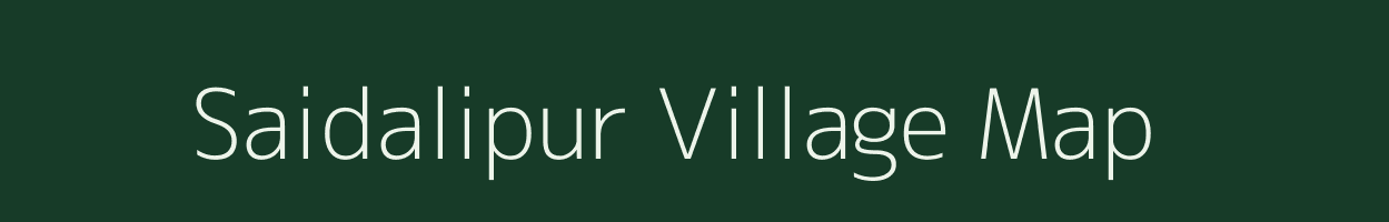 Saidalipur village map in Uttar Pradesh