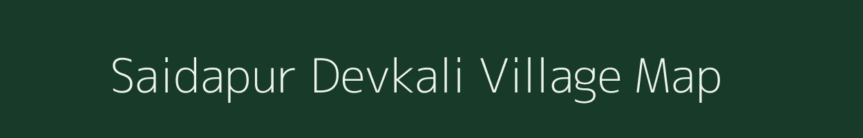 Saidapur Devkali village map in Uttar Pradesh