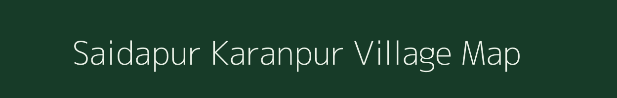 Saidapur Karanpur village map in Uttar Pradesh