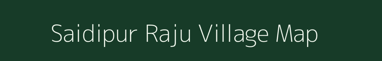 Saidipur Raju village map in Uttar Pradesh