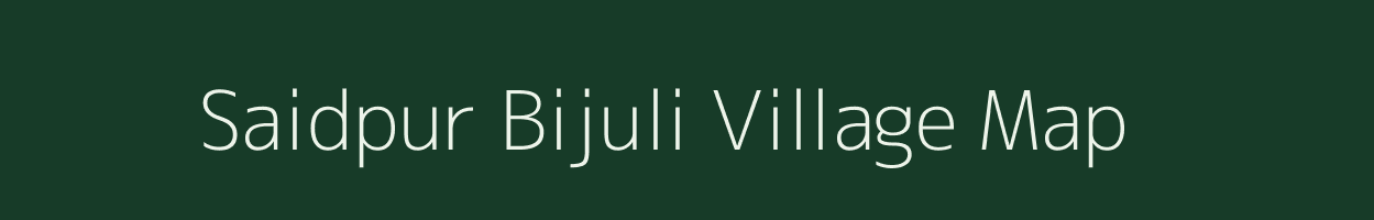 Saidpur Bijuli village map in Bihar