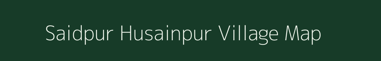 Saidpur Husainpur village map in Uttar Pradesh