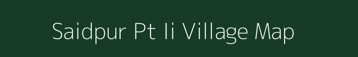 Saidpur Pt Ii village map in Assam