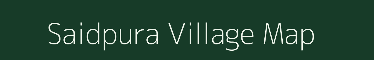 Saidpura village map in Madhya Pradesh