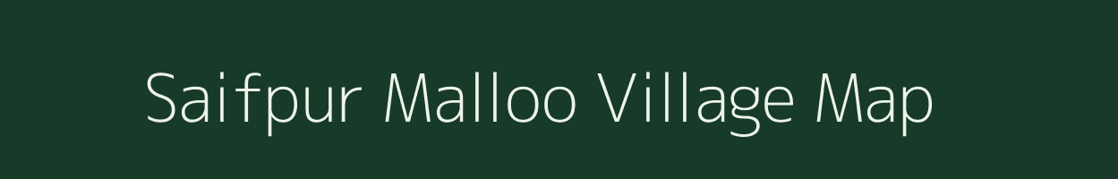 Saifpur Malloo village map in Uttar Pradesh