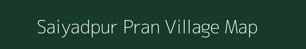 Saiyadpur Pran village map in Uttar Pradesh