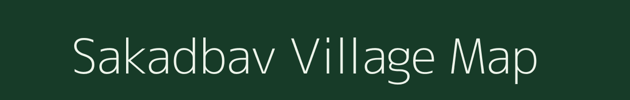 Sakadbav village map in Maharashtra