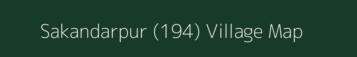 Sakandarpur (194) village map in Punjab