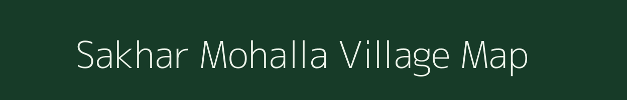 Sakhar Mohalla village map in Maharashtra