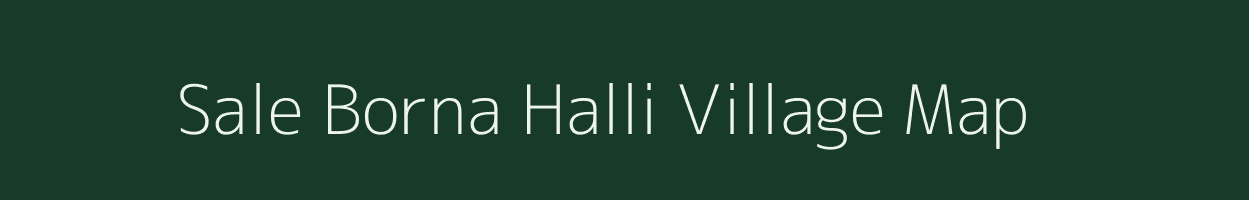 Sale Borna Halli village map in Karnataka