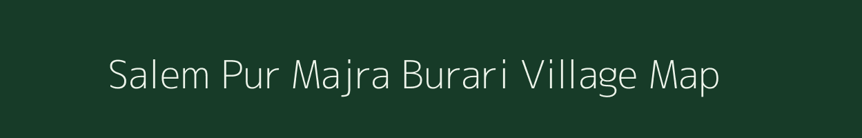 Salem Pur Majra Burari village map in Nct of Delhi