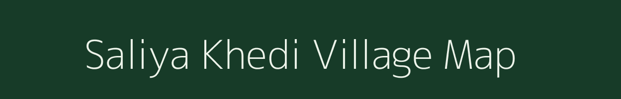 Saliya Khedi village map in Madhya Pradesh