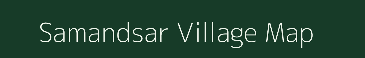 Samandsar village map in Rajasthan