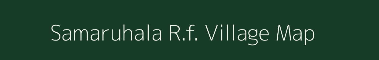 Samaruhala R.f. village map in Tripura